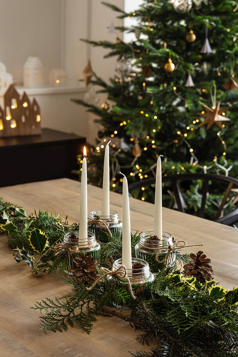 Karácsonyi dekorációk skandináv stílusban