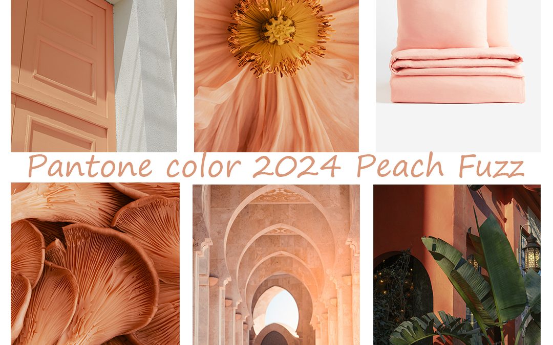 A 2024-es év Pantone színe: a Peach Fuzz bája a lakberendezésben