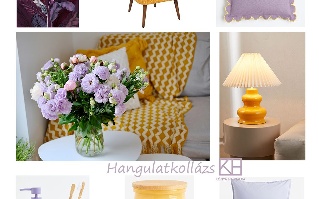 A lila és a sárga varázslatos egyensúlya otthonodban!